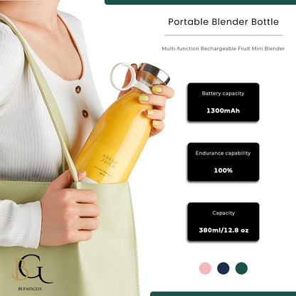 350ml/11.8oz Portable Blender Bottle - Blendgus