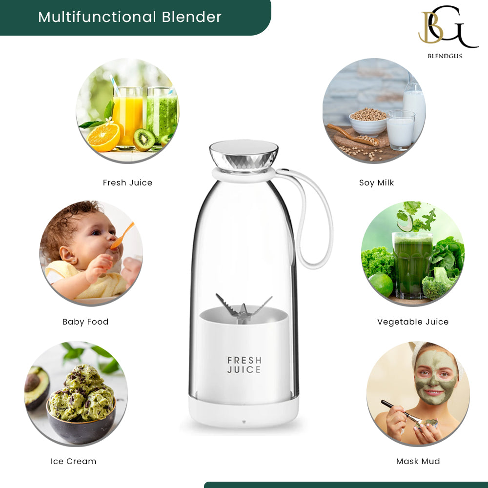 500ml/17oz Portable Blender Bottle Plus - Blendgus