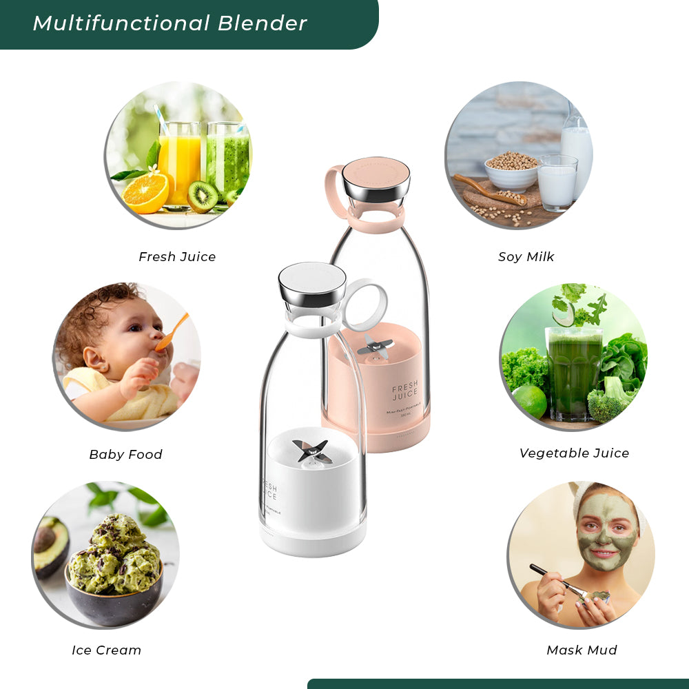 350ml/11.8oz Portable Blender Bottle - Blendgus